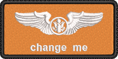 Flight Suit Name Patch