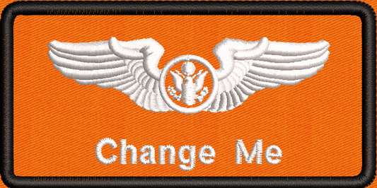 Flight Suit Name Patch